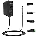 TTODDE UL DC 6V 2A Power Supply Adapter 6Volt Power Adapter Charger DC in 6V Power Cord 100mA 300mA 400mA 500mA 600mA 700mA 800mA 900mA 1000mA 1500mA…