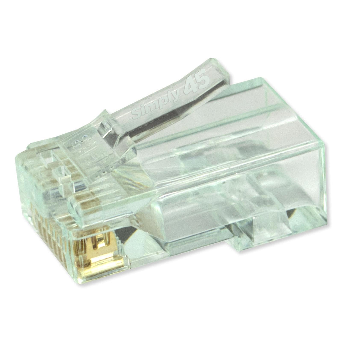 Simply45 Unshielded Pass-Through RJ45 Modular Plug