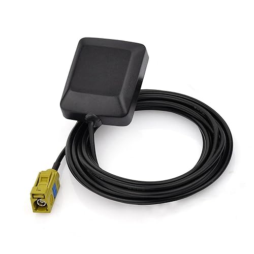 Eightwood Mini Satellite Radio Antenna Fakra K Curry Female Connector Compatible with Sirius XM Car Vehicle Trucks RV HD Hi-Fi Radio Stereo Receiver