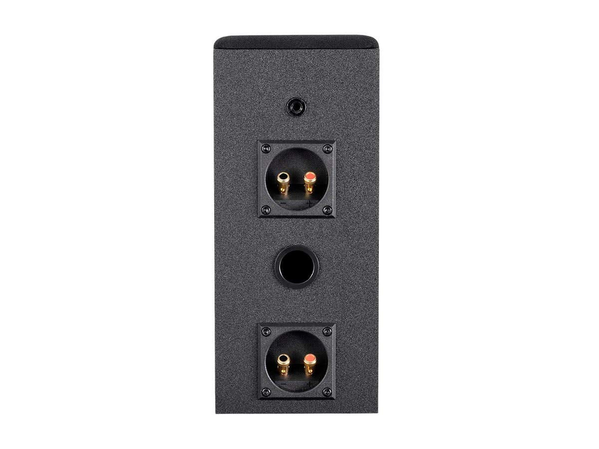 Monoprice Premium Immersive Satellite Speakers - Pair, 3 Inch Woofer, 3/4Inch Aluminum Dome, 100 Watt Input Power, Black