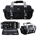 Ultimaxx Large Water-Resistant Camera Bag with Dual Buckles & Pockets - Fits Sony, Nikon, Canon, Olympus, Pentax, Panasonic, Samsung & More SLR