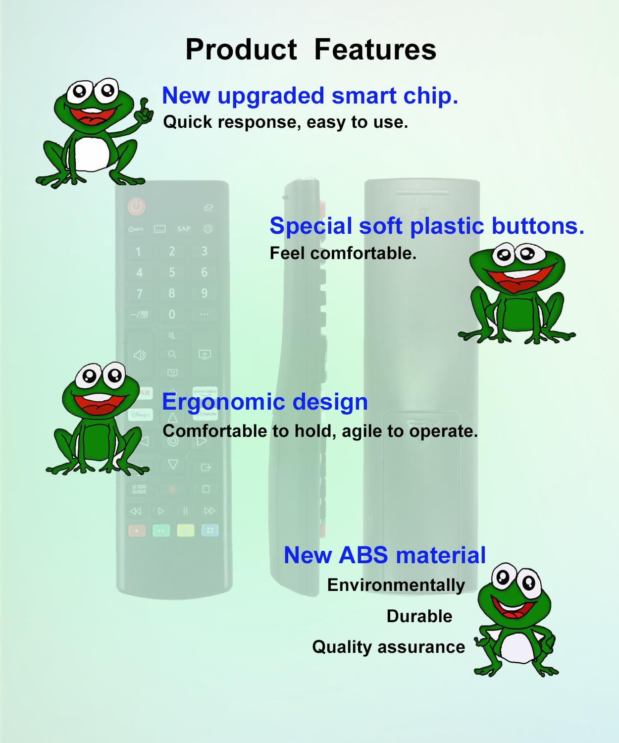 JISOWA Remote Control Universal for LG LM577B UP7000 UP7670 UQ7070 UQ7570 UQ7590 Series Smart TV AKB76037601 86UQ7070ZUD AKB76040302 50UQ7070ZUE