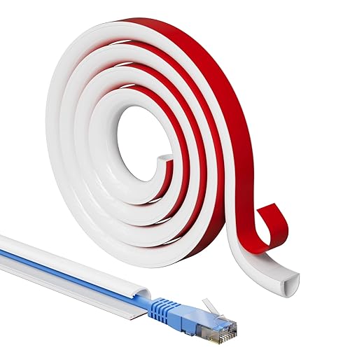 39”Cord Hider for Wall Mounted TV,Adhesive One-Cord Cable Hider for Wall,Cord Covers Raceway Kit for Wires Hider Along Wall,Flexible Silicone Cable