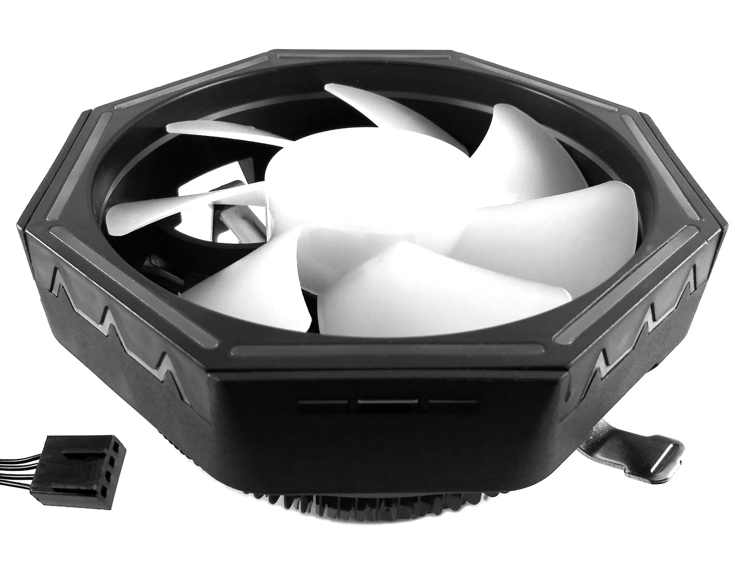 TRONWIRE TW-32 RGB LED CPU Cooler Aluminum Heatsink 4-Pin PWM 120mm Fan with Thermal Paste for Intel AMD Universal Socket 1200 1151 1150 AM5 AM4