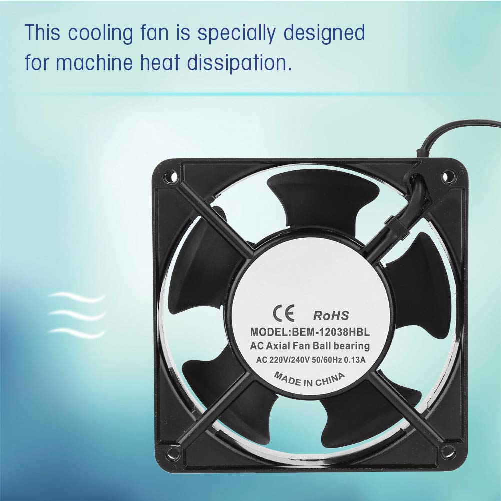 Air Cooling Fan, BEM-12038HBL Heatsink Cooler Fast Heat Dissipation for Welding Machine Household Appliances