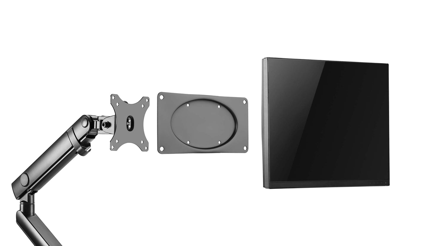 Mount Plus MP-XMA-05 VESA Flat Screen TV and Monitor Mount Adapter Plate for 23"-43" Flat Screens | VESA 75x75 to 200x100 Conversion Kit