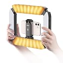 Smartphone Video Rig ULANZI U200 Camera Video Rig Phone Video Stabilizer LED Ring Light Selfie Light for Smartphone, Action Camera, YouTube, Vlogging