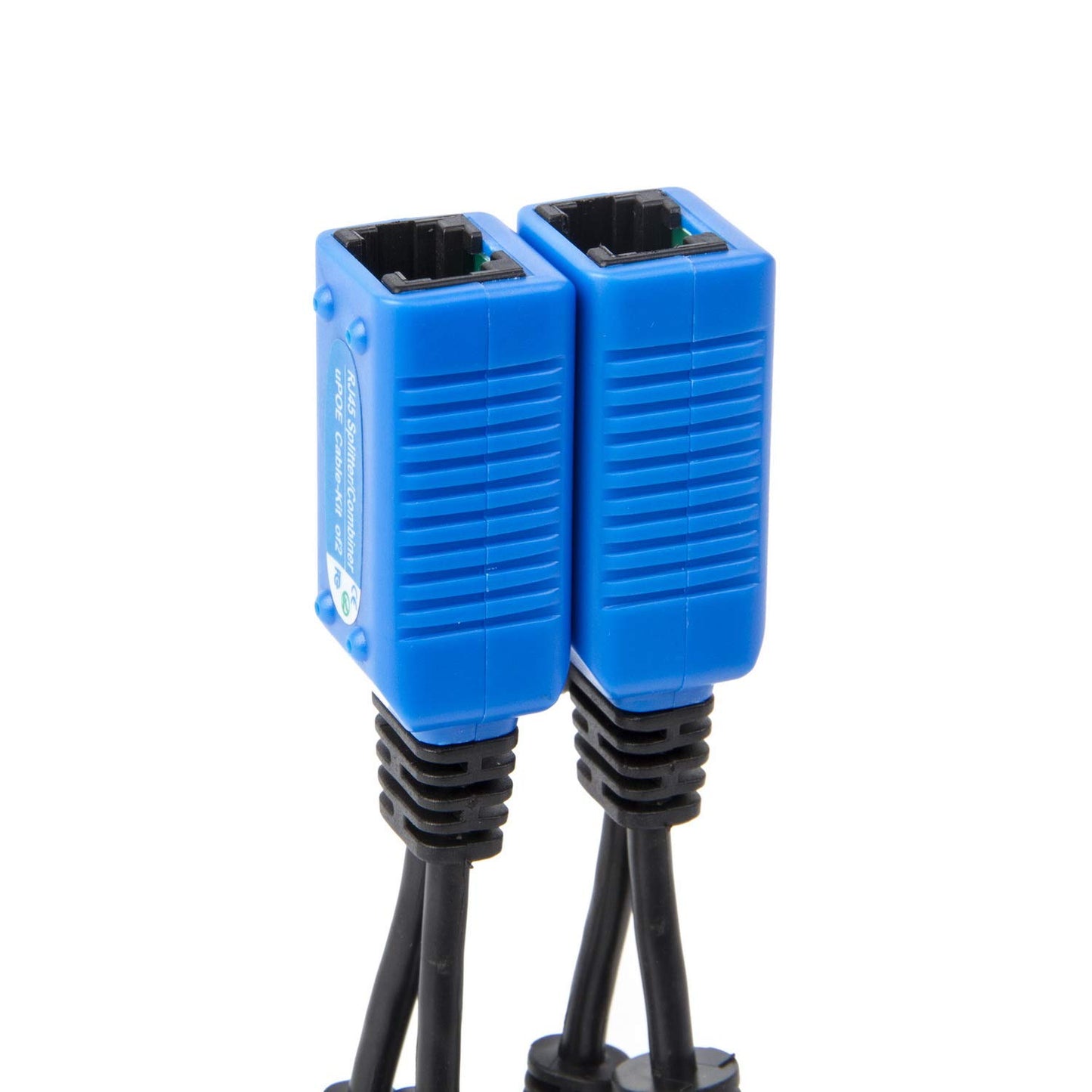 XENOCAM 2 Pair RJ45 Ethernet Cable Combiner/Splitter Sharing Kit 2-in-1 (2 Cameras Over 1 Cable) Cat5e PoE Power/Data Transmission Adapter for 4 x