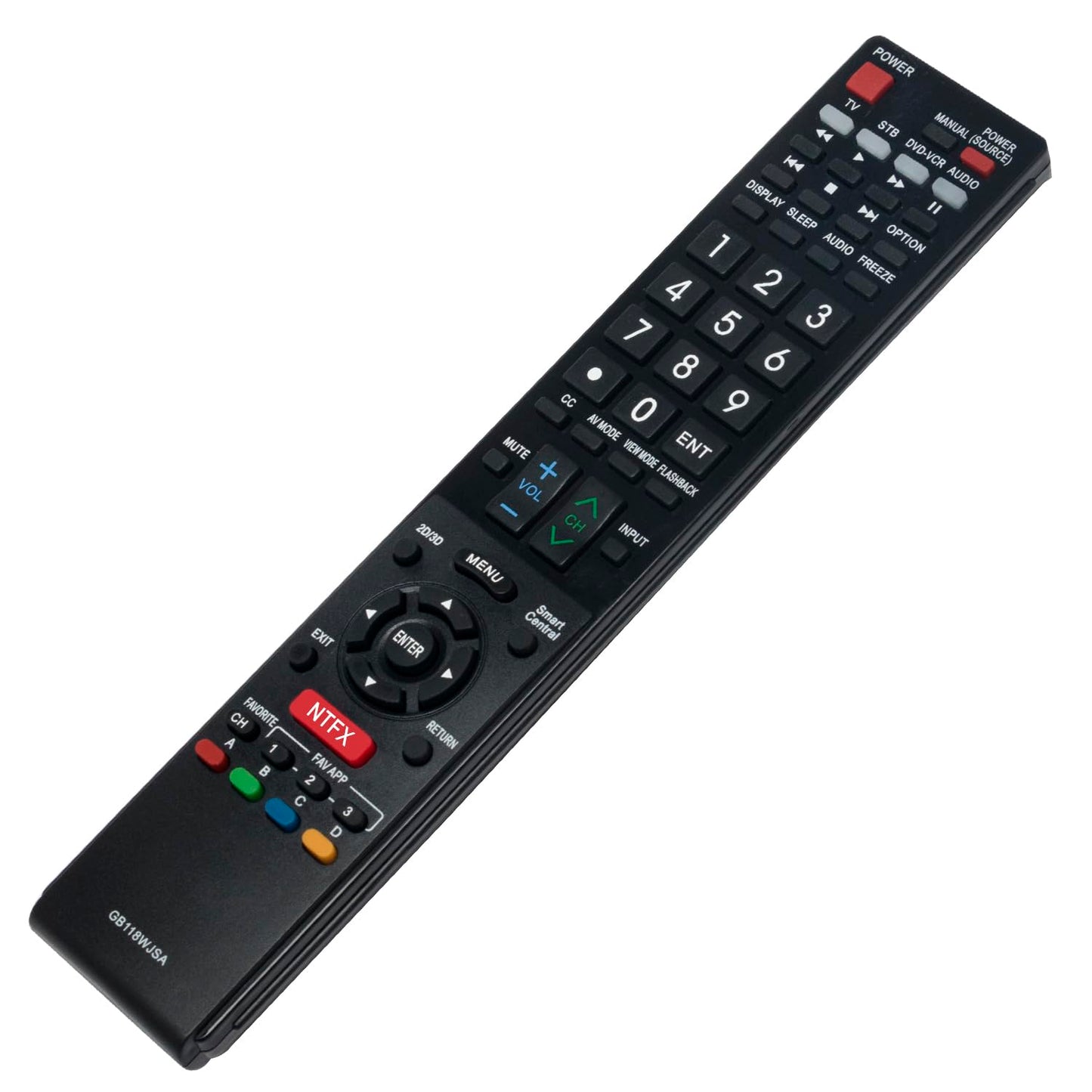 GB118WJSA Replacd Remote Control fit for Sharp TV LC-70LE660U LC-70C6600U LC-60LE660U LC-60C6600U LC-80LE661U LC-70EQ30U LC-70LE661U LC-60EQ30U
