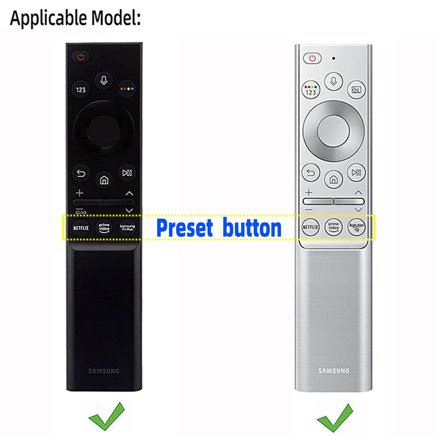 Silicone Cover for Samsung Solar TV Remote Control BN59 Series 2021, Light Weight Samsung Remote Cover Case Shockproof Silicone Sleeve(Luminous Green)