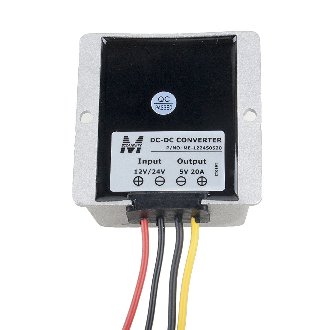 uxcell Power Converter Regulator DC 12V/24V(9V~35V) to DC 5V 20A 100W Waterproof Voltage Convert Transformer
