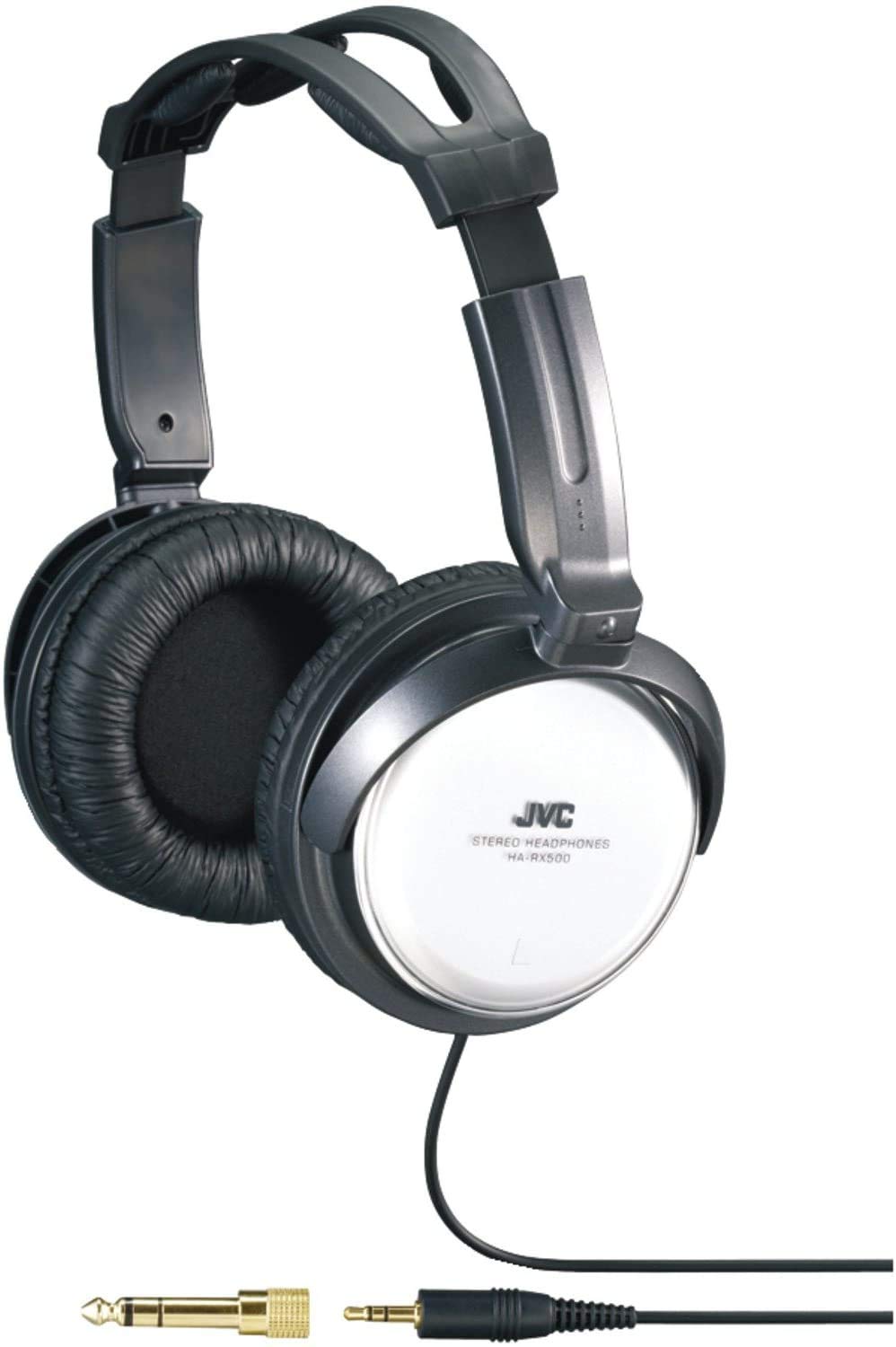JVC Over-the-Ear Comfortable Stereo Headphones with Extra Long 11 feet Cord, 40mm driver & Adjustable Cushioned Headband for Sony CMTBX20i…