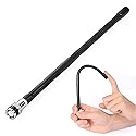 Bingfu 27MHz CB Radio Antenna BNC Male Connector Soft Whip Compatible with Cobra Midland Uniden Maxon Shack Portable Handheld Mobile Radio Police