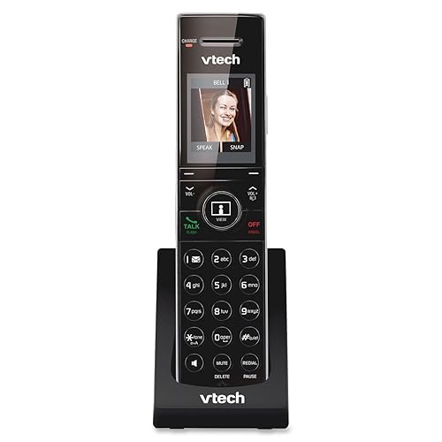 VTech IS7101 Accessory Cordless Handset, Black | Requires a VTech IS7121 Expandable Phone System to Operate