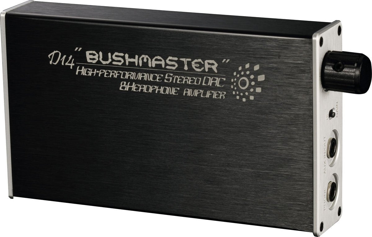 iBasso D14 Bushmaster Portable Headphone Amplifier/DAC with Optical & 3.5mm Stereo to RCA Connection Kit