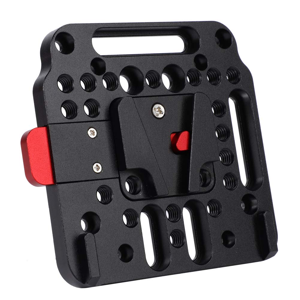 V Lock Assembly Kit, V Mount Battery Plate Adapter V Lock Plate Assembly Kit Quick Release External Battery Plate Camera Accessory