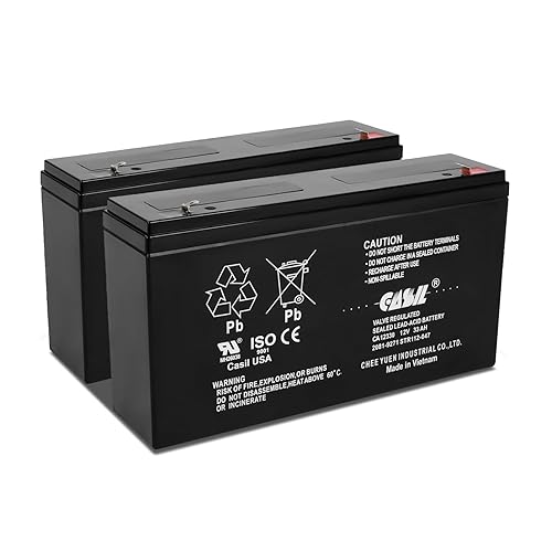 Casil Simplex 112-047 Fire Alarm Control Panel Battery 12V 33Ah F2 2 Pack