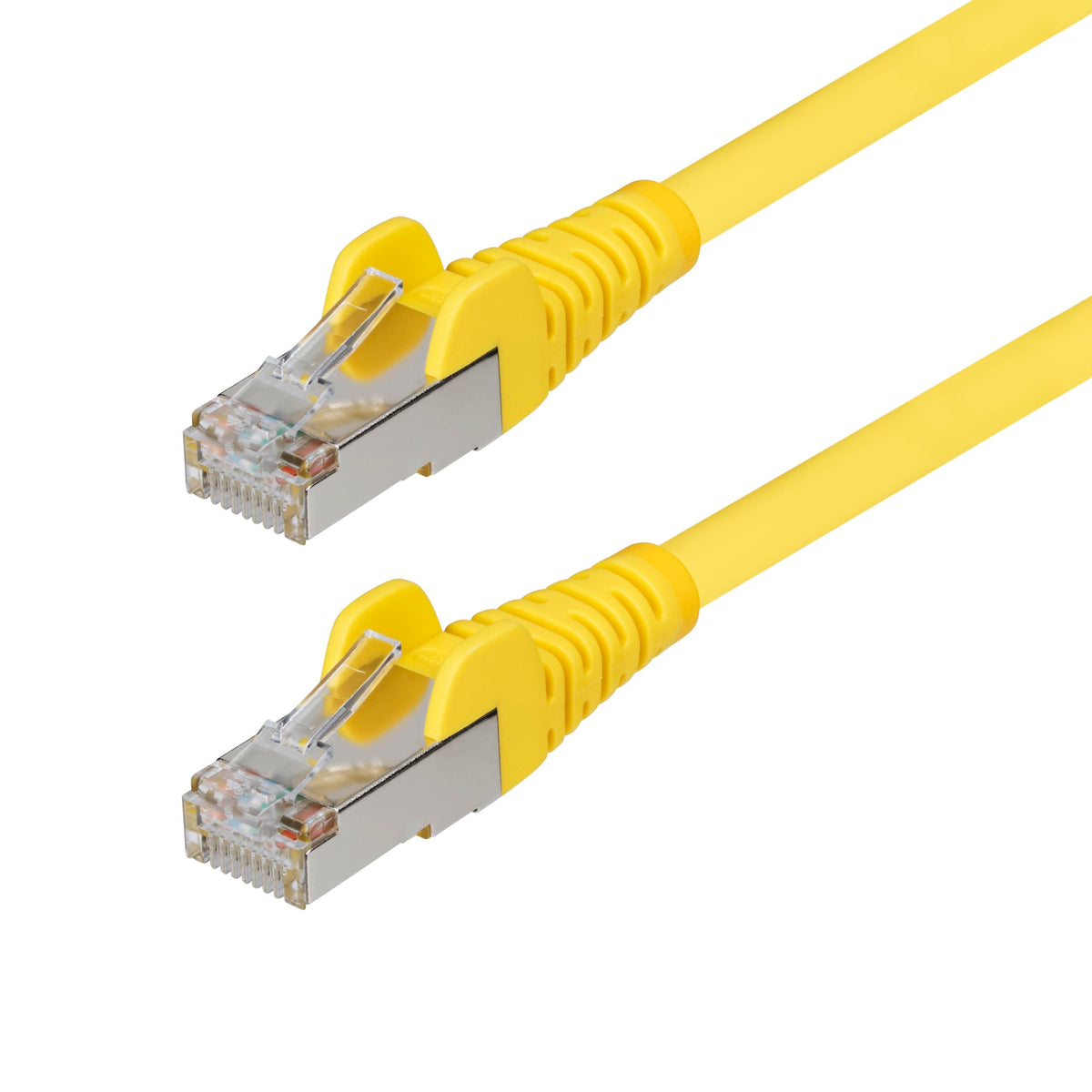 StarTech 25ft Cat6a Snagless Ethernet Cable, S/FTP, LSZH, Yellow