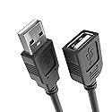 Cmple - High Speed USB to USB Extension Cable - Flexible Extender Cord - A Male to A Female Adapter Cable - USB 2.0 Extension Cable - 3 Feet Black