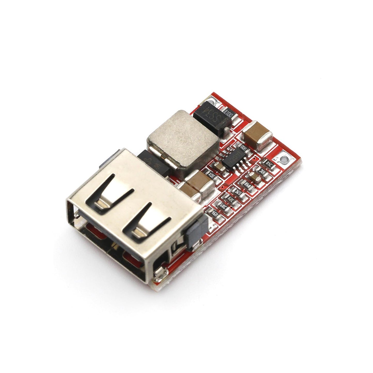KEAcvise 5Pieces DC-DC Buck Converter USB Charger Module, 6V-24V Input to 5V 3A Output, High-Efficiency Step-Down Power Module