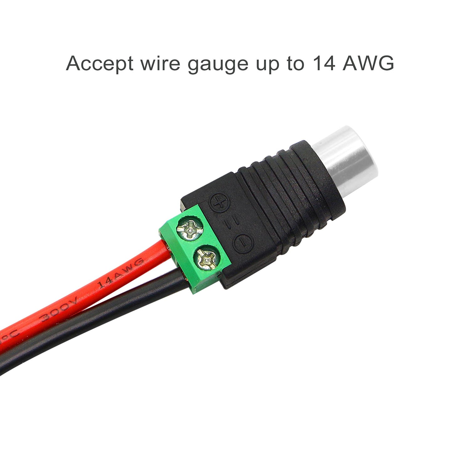 PNGKNYOCN RCA Cable Audio Adapter RCA to AV Screw Terminal Connector?RCA Solderless Adapter Converter Connectors RCA Female Plug Connectors (6-Pack)