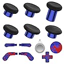 Elite Series 2 Gaming Controller Accessories Kit with Thumbsticks, D-Pads, Paddles, Trigger Buttons for Xbox Elite Series 2 Core (Blue)