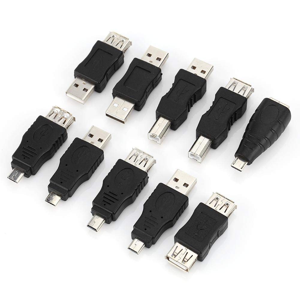 Lazmin USB Adapter Kit, 40PCS Multiple USB2.0 Adapter Converter Connectors, Compatible USB1.1/1.0