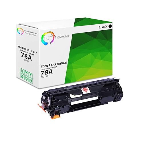 TCT 78A Toner Cartridge - Compatible Replacement for HP 78A CE278A Black Works with HP LaserJet M1536 MFP M1536DNF, P1560 P1566 P1606 P1606DN Printers