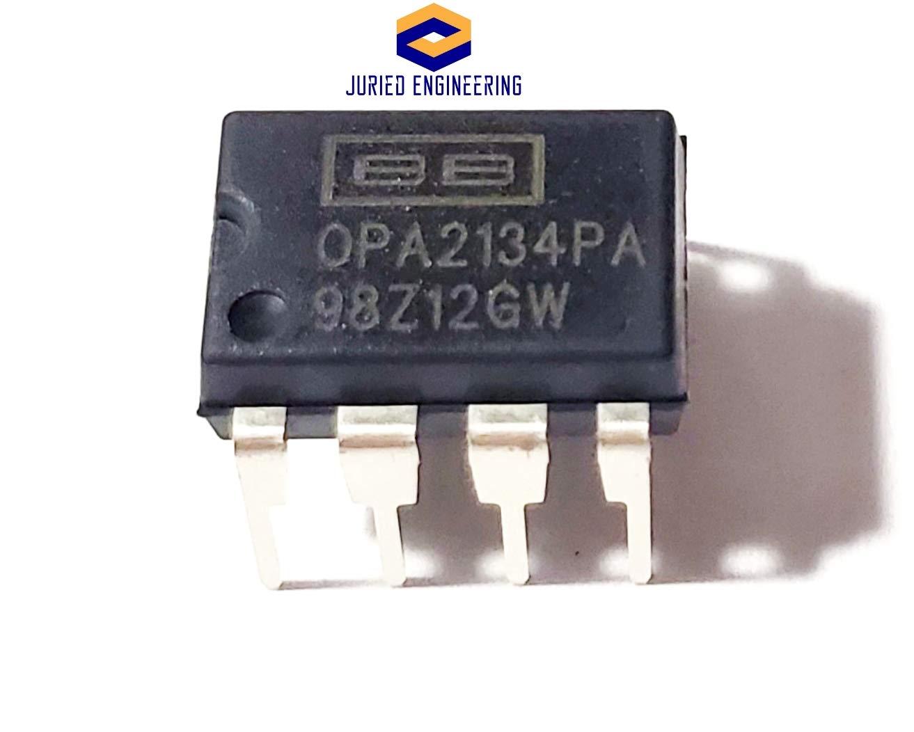 Juried Engineering OPA2134PA OPA2134 SoundPlus™ Audio Operational Amplifier with Low Distortion, Low Noise and Precision Breadboard-Friendly IC DIP-8