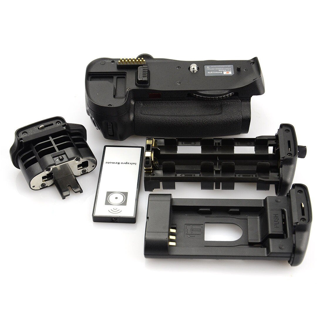 DSTE Pro IR Remote MB-D10 Vertical Battery Grip Compatible with Nikon D300 D300S D700 D900 SLR Digital Camera, Working with EN-EL3E (Not Include)