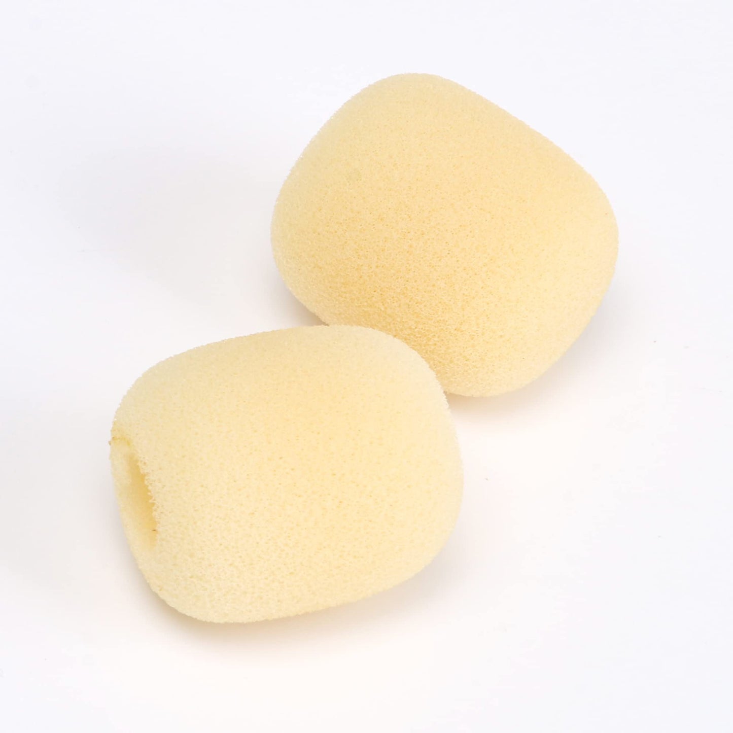 BQLZR 8mm Dia Yellow Wind Shield Mic Sponge Cover for Loudspeaker Lapel Microphone Headset Microphone EY-M02 Pack of 10