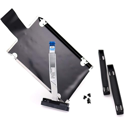 Deal4GO SATA Hard Drive Cable 450.0ED0C.0011 w/HDD Caddy Bracket Replacement for H P Envy X360 14-CD 15-CN 15-CD 15-BR 15-CR 14-BA 14-CE