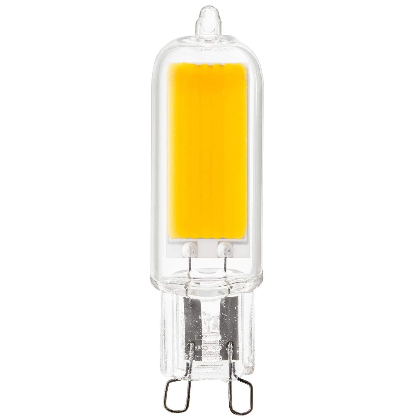 Sunlite 80819-SU LED G9 Light Bulb 4 Watts (60W Equivalent), 500 Lumens, Bi Pin Base, Non-Dimmable, UL Listed, 50k- Super White, 1 Pack