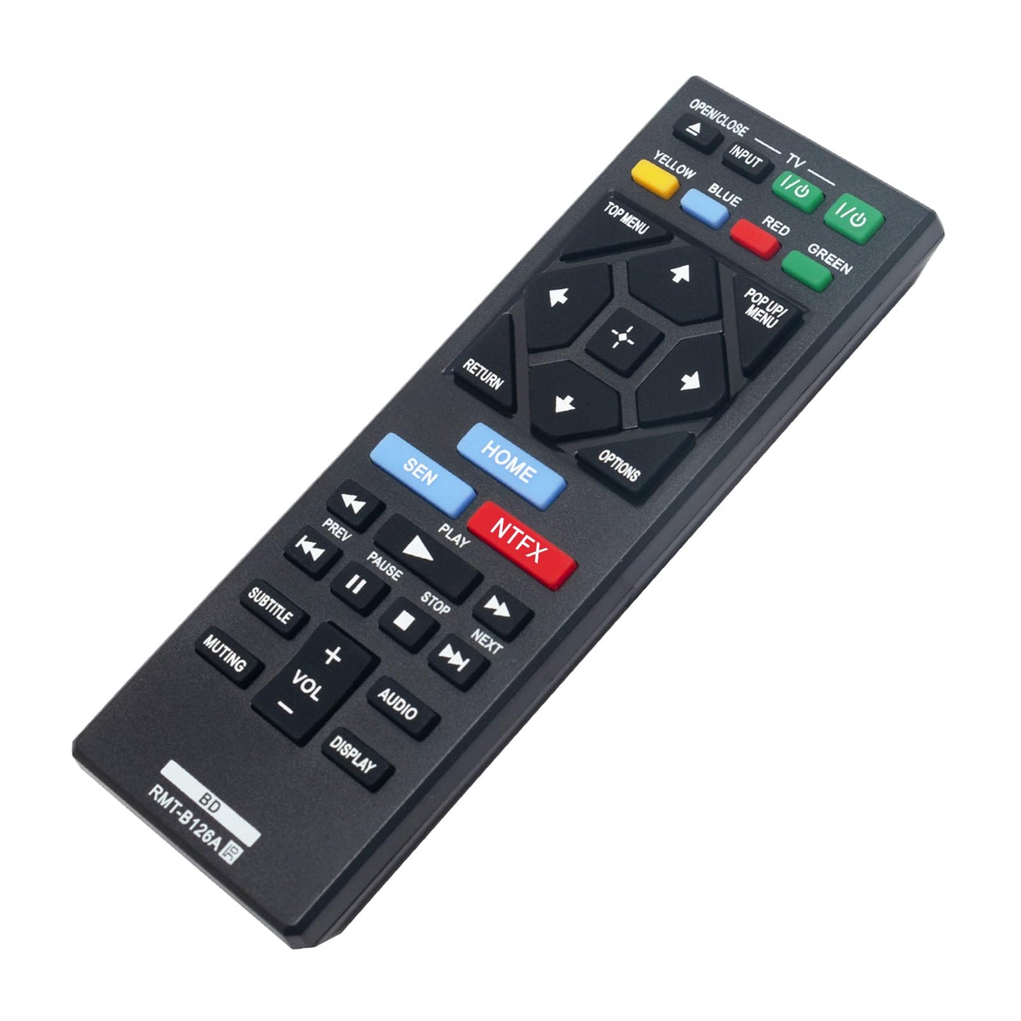RMT-B126A Replace Remote Fit for Sony Blu-ray Disc DVD Player BDP-BX120 BDP-BX320 BDP-BX520 BDP-S1200 BDP-S2200 BDP-S3200 RMT-VB200U RMT-VB100U