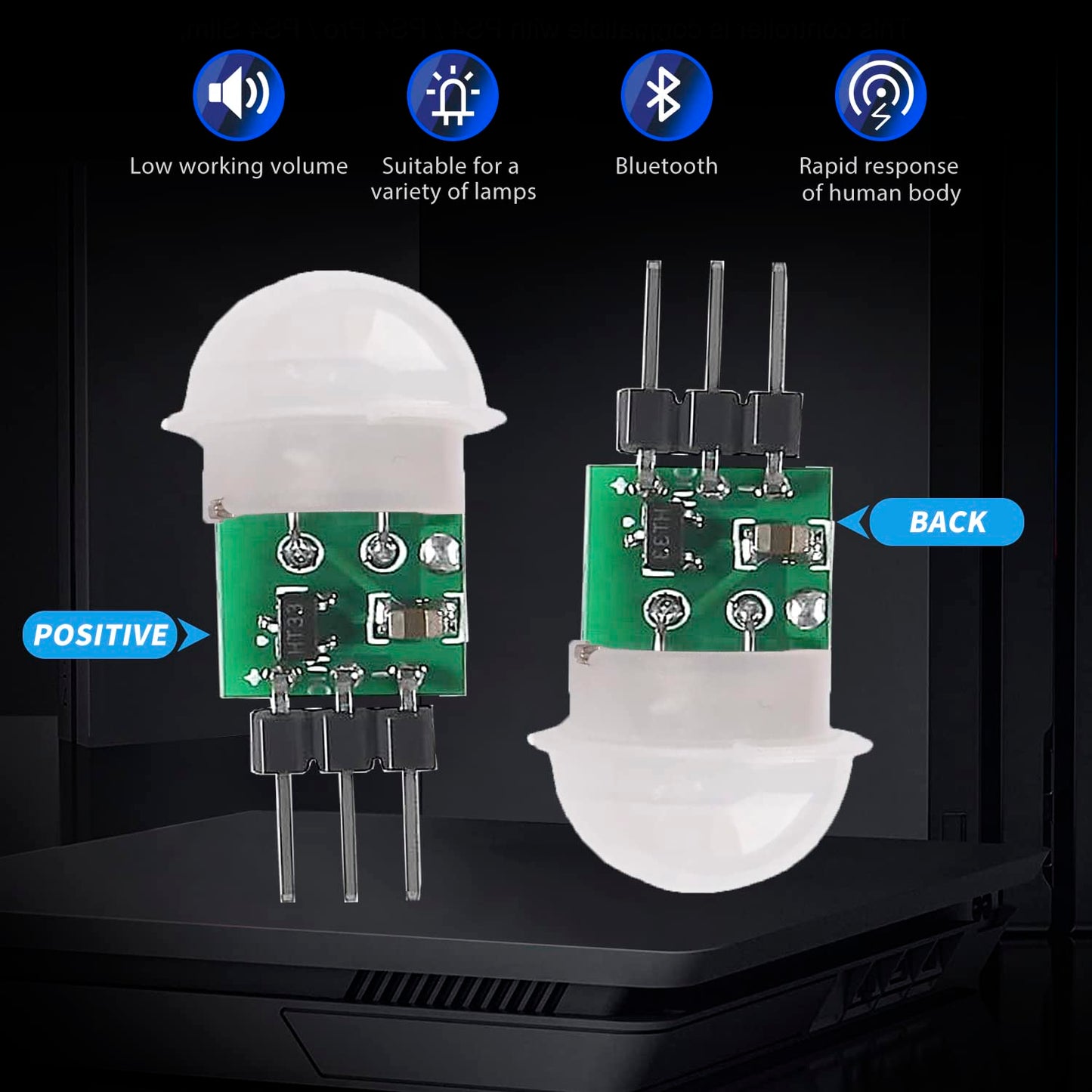 CenryKay AM312 Mini Pyroelectric PIR Sensor Module, 10PCS IR Pyroelectric Infrared PIR Body Manual Motion Sensor Detector Modules