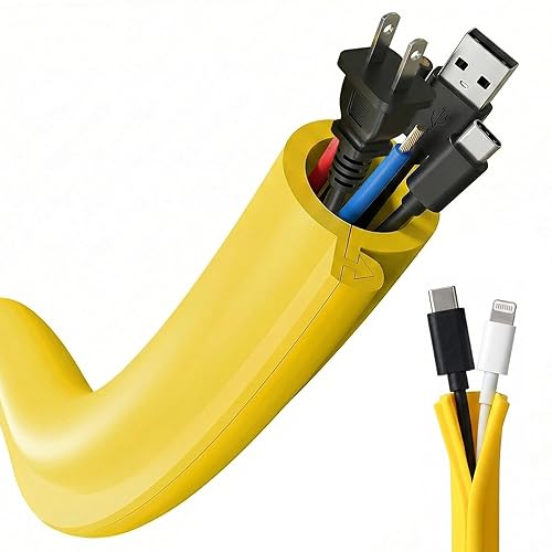 Silicone Cable Cord Cover Protector, Flexible Wire Loom Tubing Cable Sleeve Cover Organizer for Protect Pet from Chewing - Cable Cord Insulation