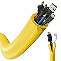 Silicone Cable Cord Cover Protector, Flexible Wire Loom Tubing Cable Sleeve Cover Organizer for Protect Pet from Chewing - Cable Cord Insulation