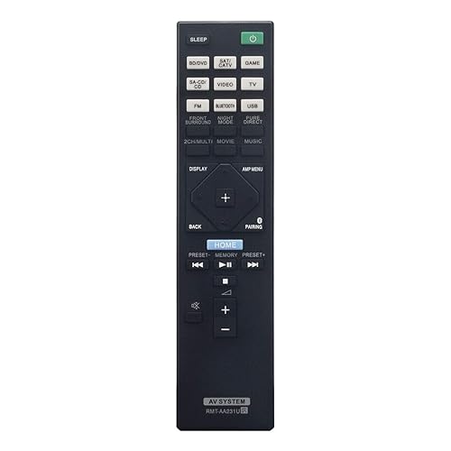 RMT-AA231U Remote Control for Sony Home Theater AV Receiver STR-DH770