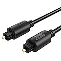 CableCreation 24FT Digital Fiber Optical Toslink Cable Gold Plated for Home Theater, Sound Bar, TV, PS4, Xbox, VD/CD Player,Blu-ray Players,Game