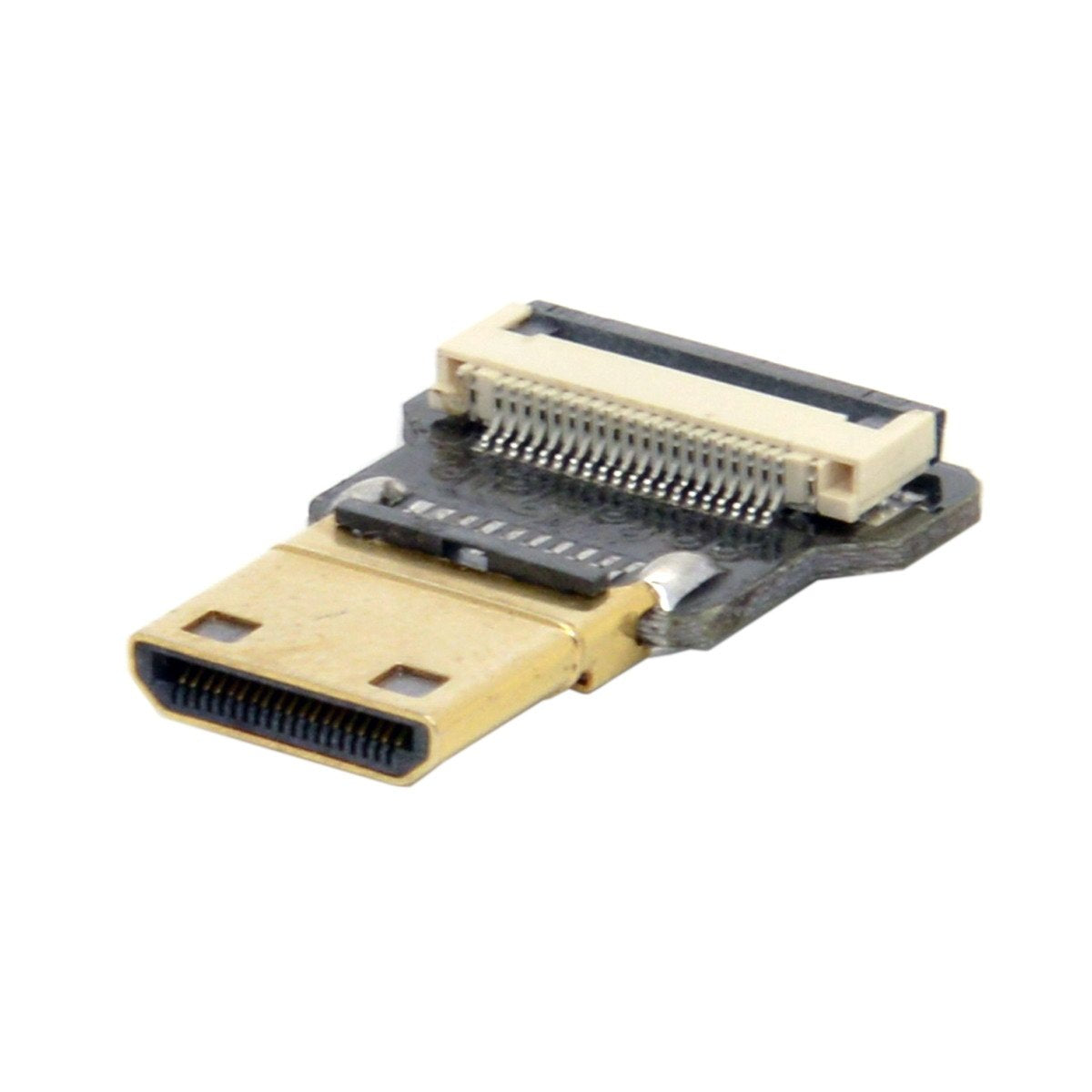 chenyang FPC 20Pin Mini HDMI Flat Male Connector for Ribbon Cable,Raspberry Pi, GoPro,Mini Display, Drone, Camera, Gimbal