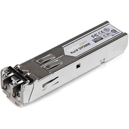 StarTech.com MSA Uncoded Compatible SFP Module - 1000BASE-SX - 1GbE Multi Mode Fiber (MMF) Optic Transceiver - 1GE Gigabit Ethernet SFP - LC 550m