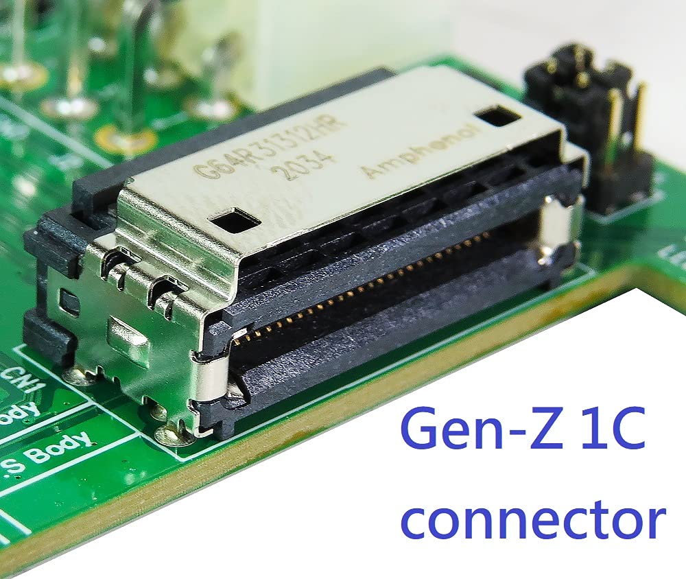 Micro SATA Cables|PCIe x4 Gen4 to Gen-Z 1C (EDSFF) Adapter with ReDriver for High-Speed Data Transfer.