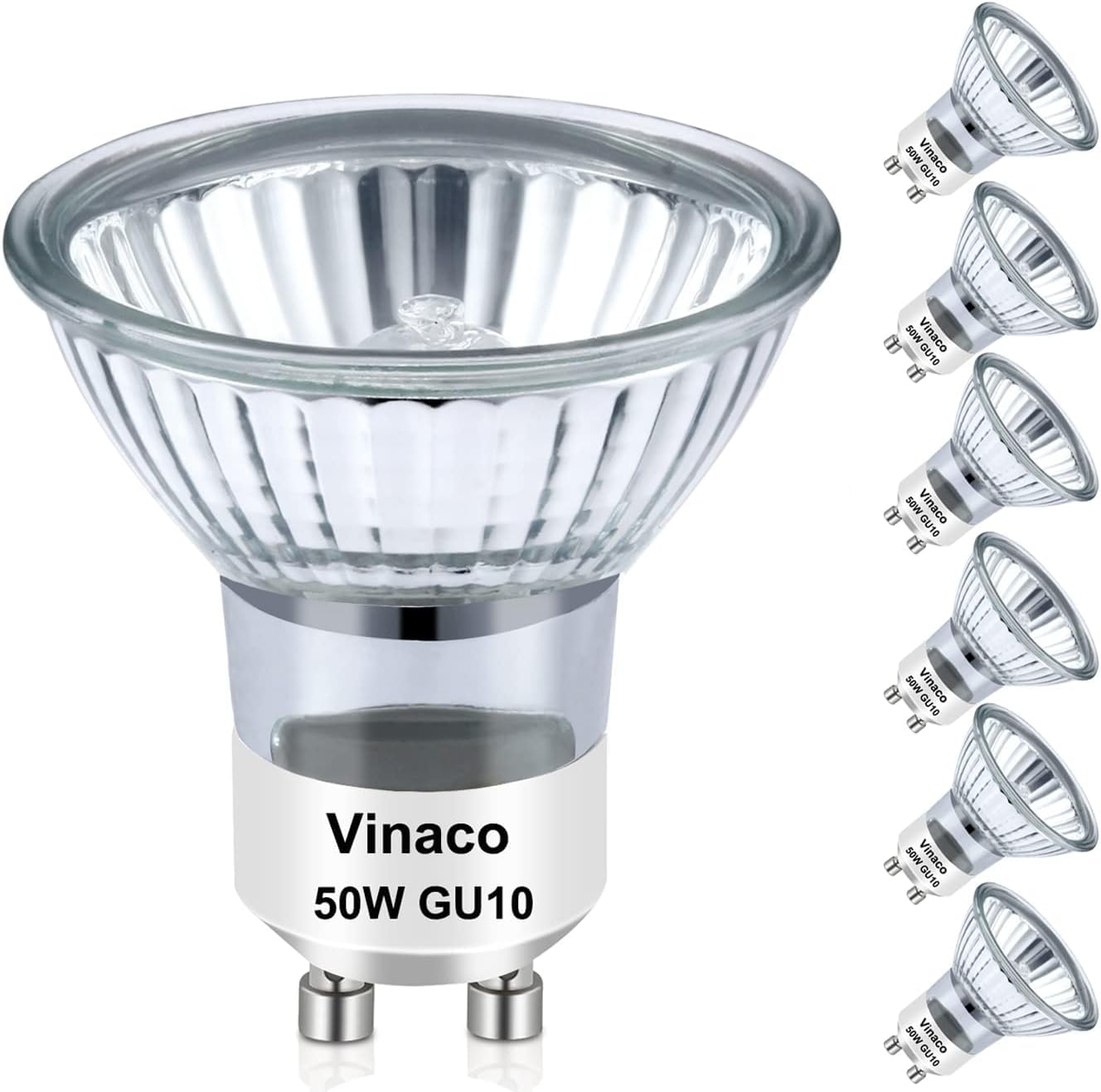 Vinaco Halogen GU10 Bulb Dimmable 50W 2800K Warm White for Candle Warmer