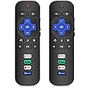 Gotellx 2 Pack Replacement Remote Controls for Roku TV, Compatible with TCL/Hisense/Sharp/Philips/Onn/Element Roku TV (Not for Roku Stick,Box or