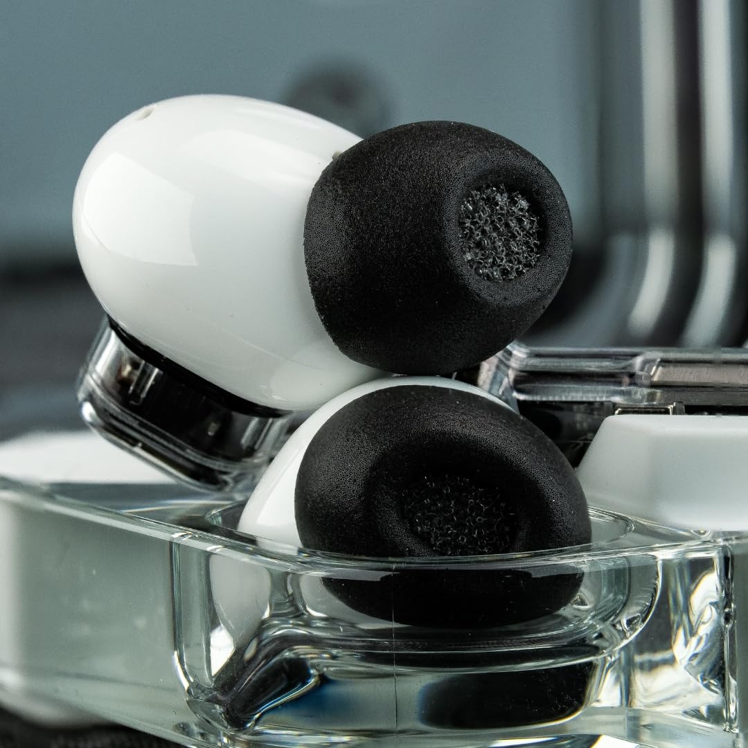 Comply TWo-230-A | Premium Memory Foam Replacement Earbud Tips for JBL Tour Pro 3, Nothing Ear, OnePlus Buds, & More | Ultimate Comfort, Secure Fit
