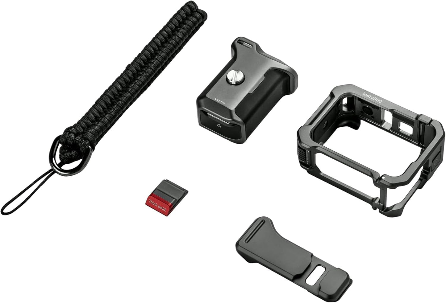 Insta360 Ace Pro 2/Insta360 Ace Pro Xplorer Grip Kit (Slate Grey), More Comfortable Grip, transforms Your Camera into The Ultimate Tool for Street
