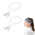 Ultra Strong Magnetic Airpod Pro Strap Anti Lost Cord Sports Lanyard,Compatible with Airpods 4 3 2 1(White Black)