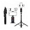 Auto Face Tracking Tripod Remote Control,Smart Tracking Phone Holder,360° Rotation Face Body Phone Camera Mount Gesture Control with Tripod Stand