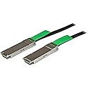 StarTech.com MSA Uncoded Compatible 2m 40G QSFP+ to QSFP+ Direct Attach Breakout Cable Twinax - 40 GbE QSFP+ Copper DAC 40 Gbps Low Power Passive