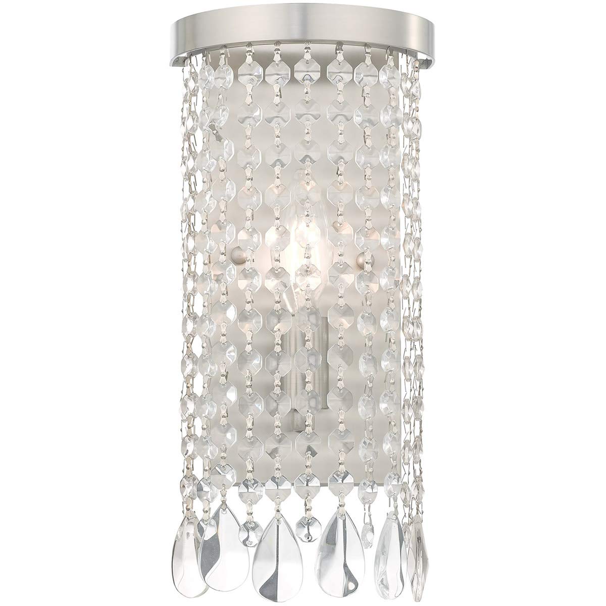 Livex Lighting 1 Lt Brushed Nickel ADA Wall Sconce